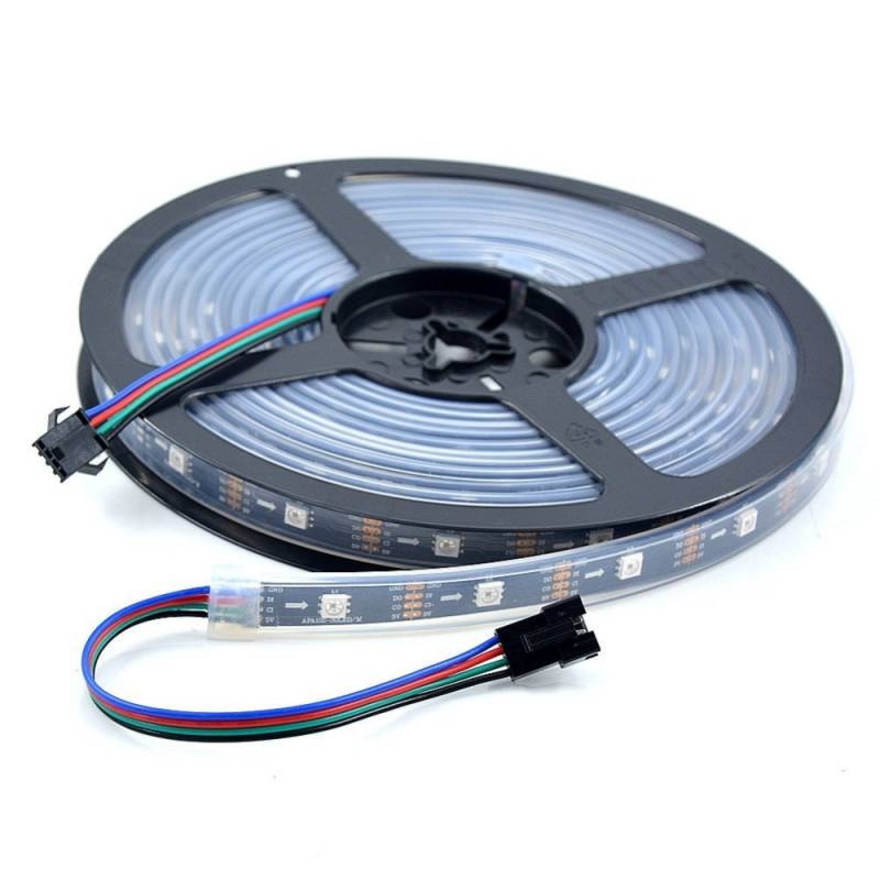 SK9822/APA102 RGB Individually Addressable 30Led/M Strip