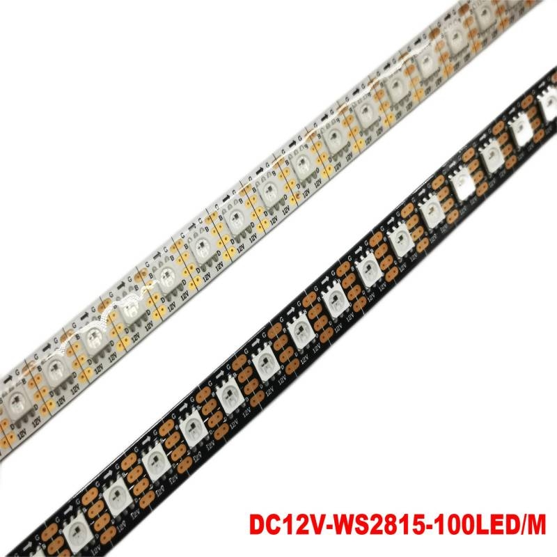 WS2815RGB LED 像素条可单独寻址 100Leds/m DC12V