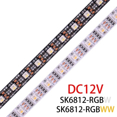 DC12V SK6812RGBW Led Strip 54 LEDs/m Individual Addressable